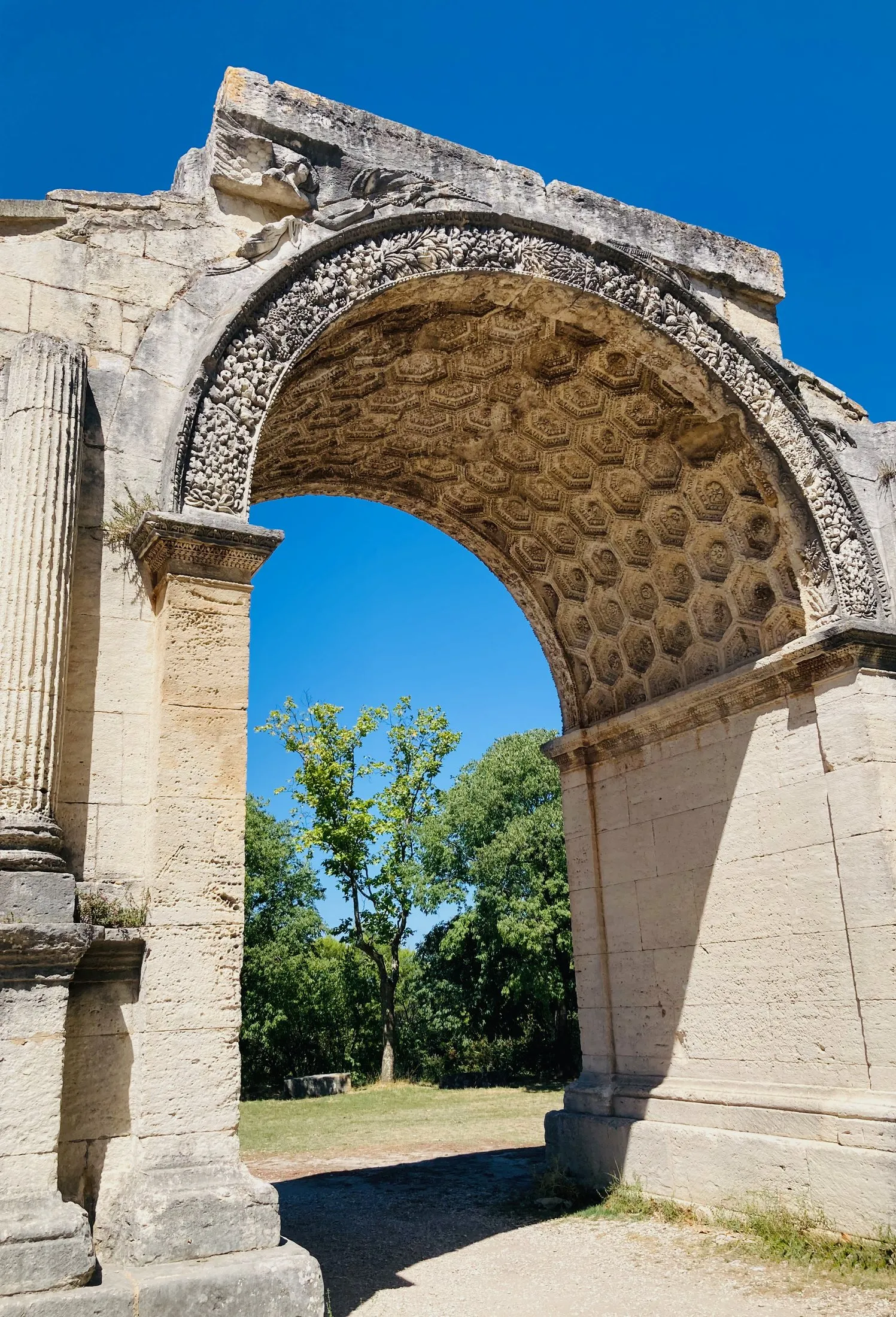 The Roman triumphal arch at Glanum